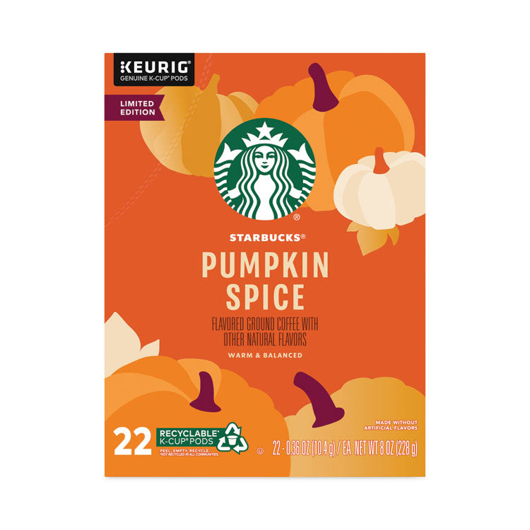 Pumpkin Spice Coffee, K-Cups, 22/Box, 4 Boxes/Carton 2