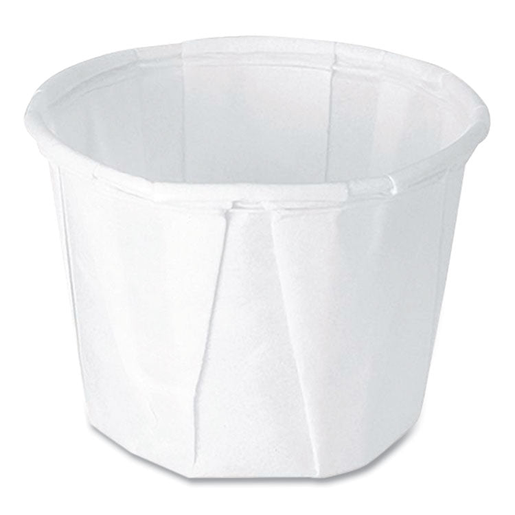 Paper Portion Cups, ProPlanet Seal, 0.5 oz, White, 250/Bag, 20 Bags/Carton 1