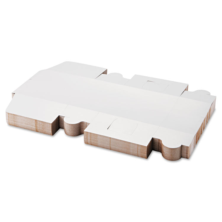 White One-Piece Non-Window Bakery Boxes, 10 x 10 x 5.5, White, Paper, 100/Carton 3