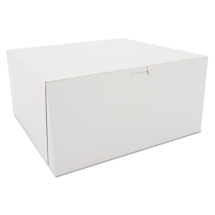 White One-Piece Non-Window Bakery Boxes, 12 x 12 x 6, White, Paper, 50/Carton 2