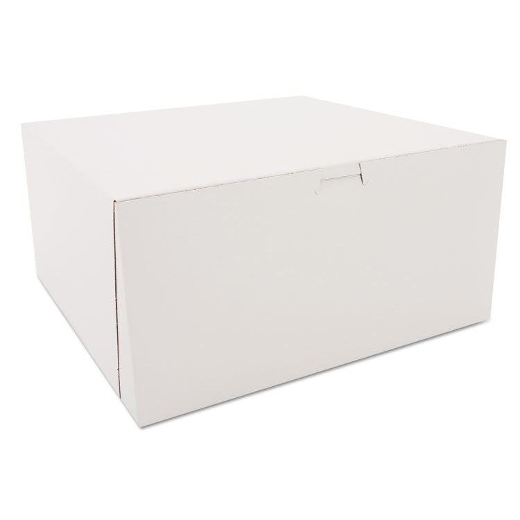 White One-Piece Non-Window Bakery Boxes, 12 x 12 x 6, White, Paper, 50/Carton 1