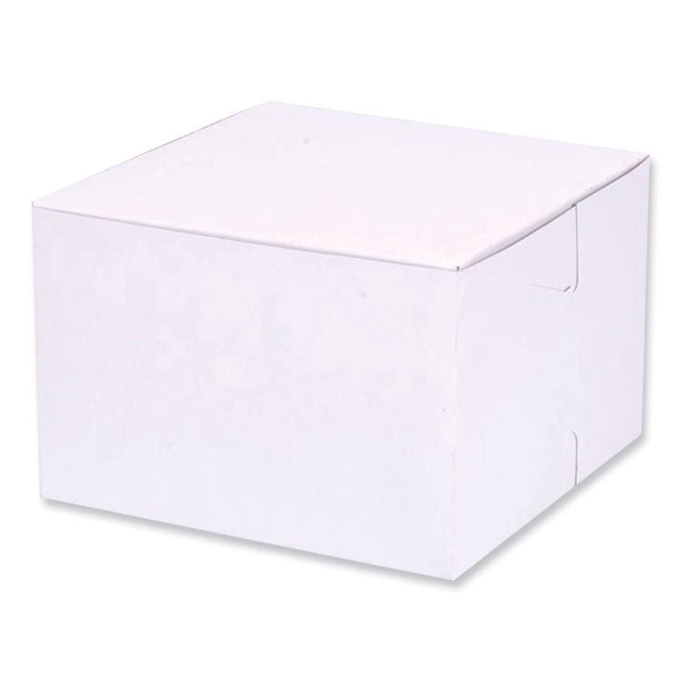 Bakery Boxes, Standard, 6 X 6 X 4, White, Paper, 250/carton 1