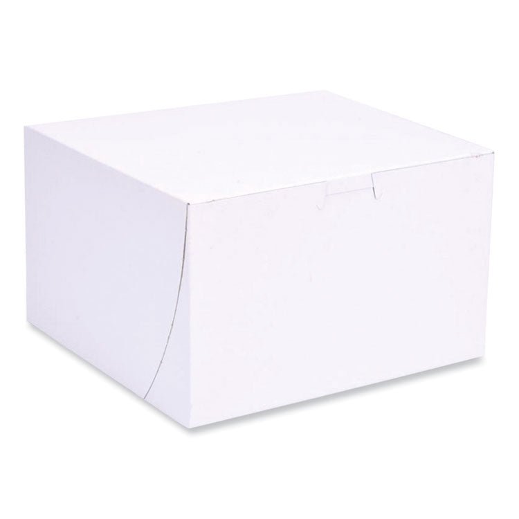 Bakery Boxes, Standard, 8 X 8 X 5, White, Paper, 100/carton 1