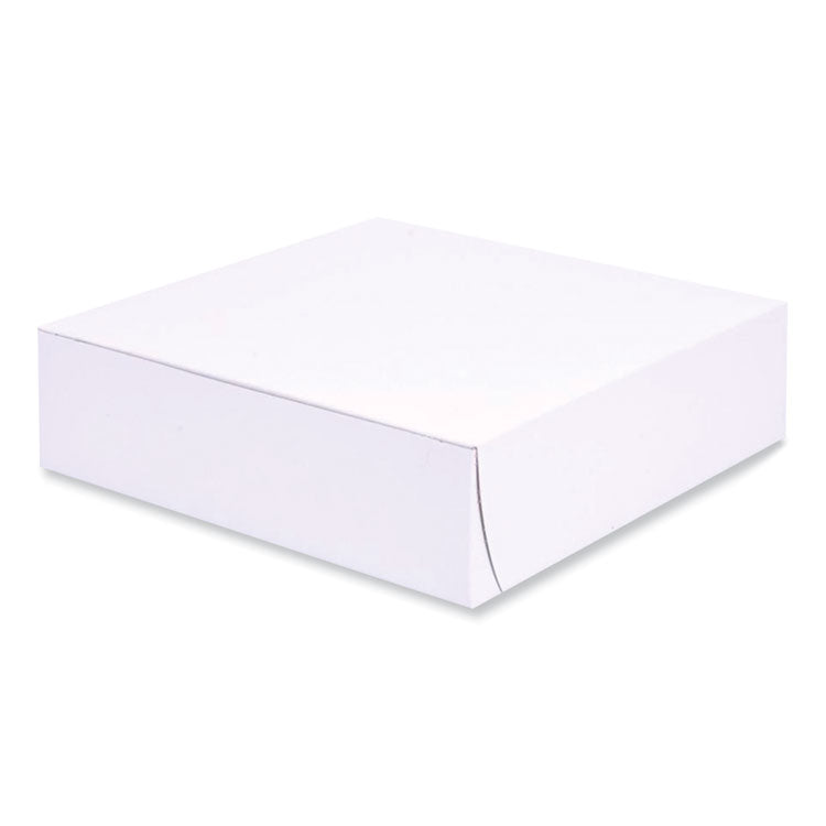 Bakery Boxes, Standard, 9 X 9 X 2.5, White, Paper, 250/carton 1