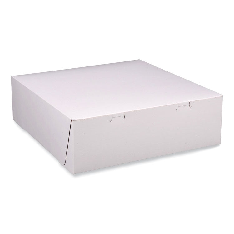 Bakery Boxes, Standard, 12 X 12 X 4, White, Paper, 100/carton 1