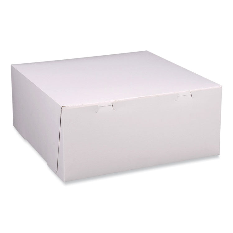 Bakery Boxes, Standard, 12 X 12 X 5, White, Paper, 100/carton 1