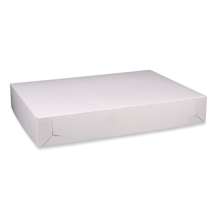 Bakery Boxes, Standard, 26 X 18.5 X 4, White, Paper, 50/carton 2