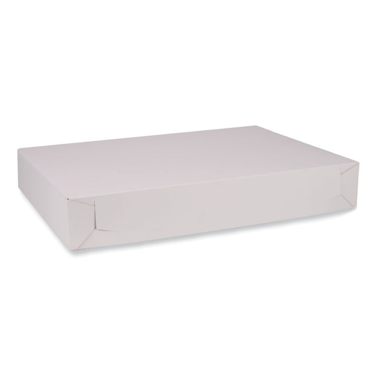 Bakery Boxes, Standard, 26 X 18.5 X 4, White, Paper, 50/carton 1