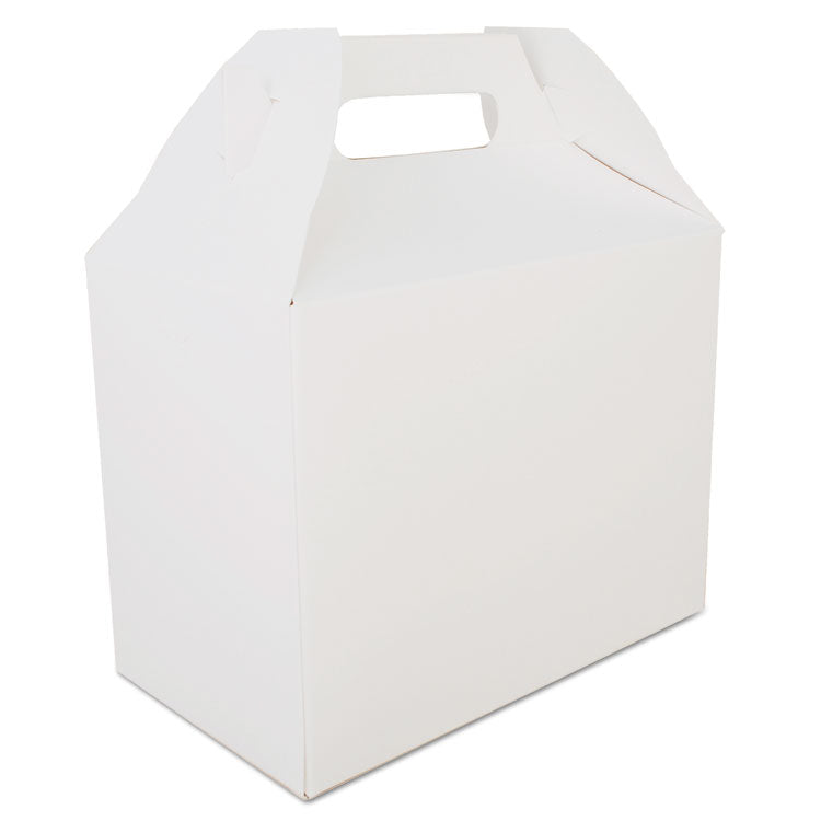 Carryout Barn Boxes, 10 lb Capacity, 8.88 x 5 x 6.75, White, Paper, 150/Carton 1