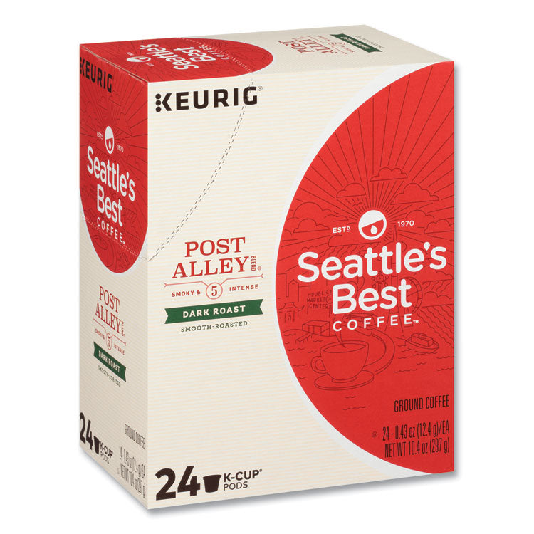 Post Alley Dark Coffee K-Cup, 24/Box, 4/Carton 1