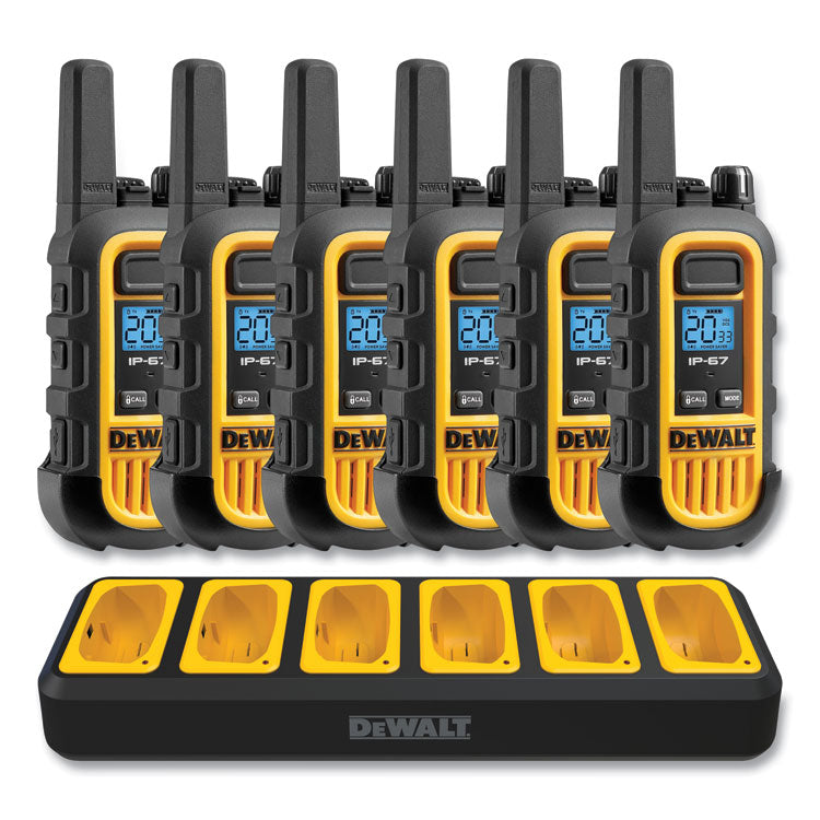 DXFRS300BCH Heavy-Duty Walkie Talkies, 1 W, 22 Channels 1