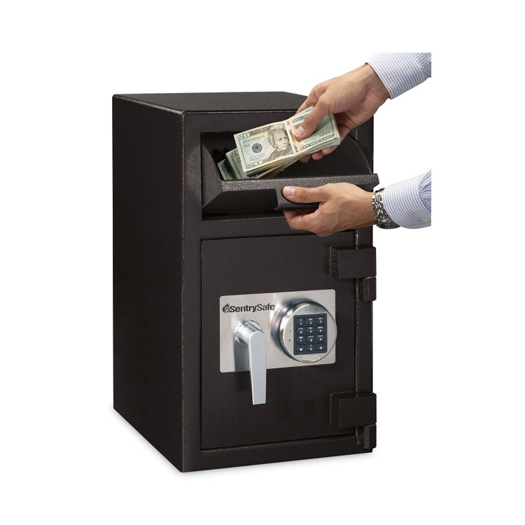 Digital Depository Safe, Extra Large, 1.3 Cu Ft, 14w X 15.6d X 24h, Black 2