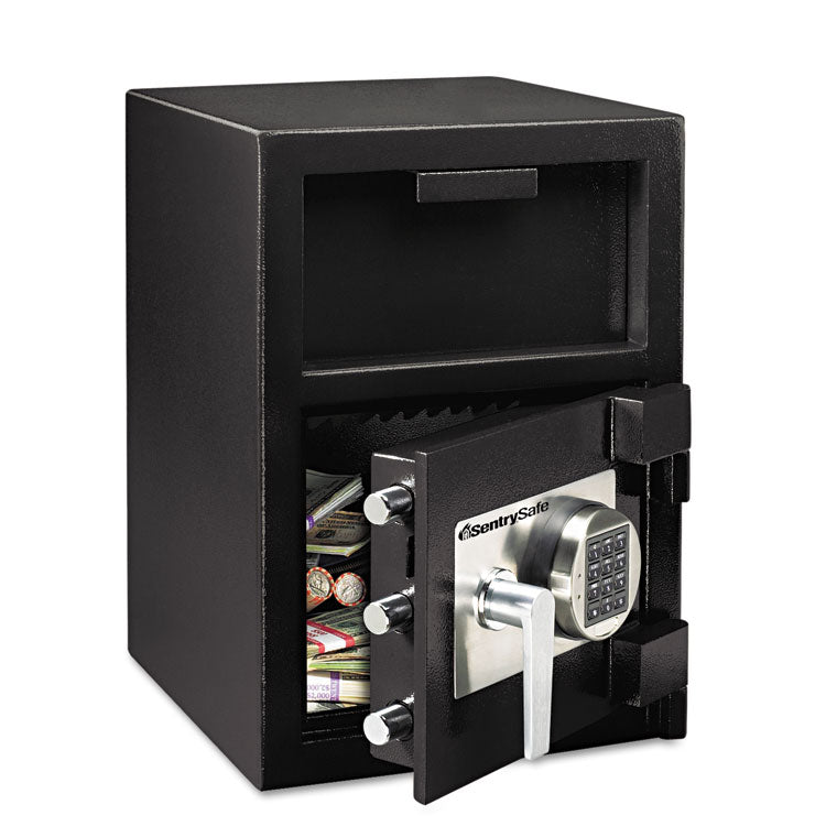 Digital Depository Safe, Extra Large, 1.3 Cu Ft, 14w X 15.6d X 24h, Black 1