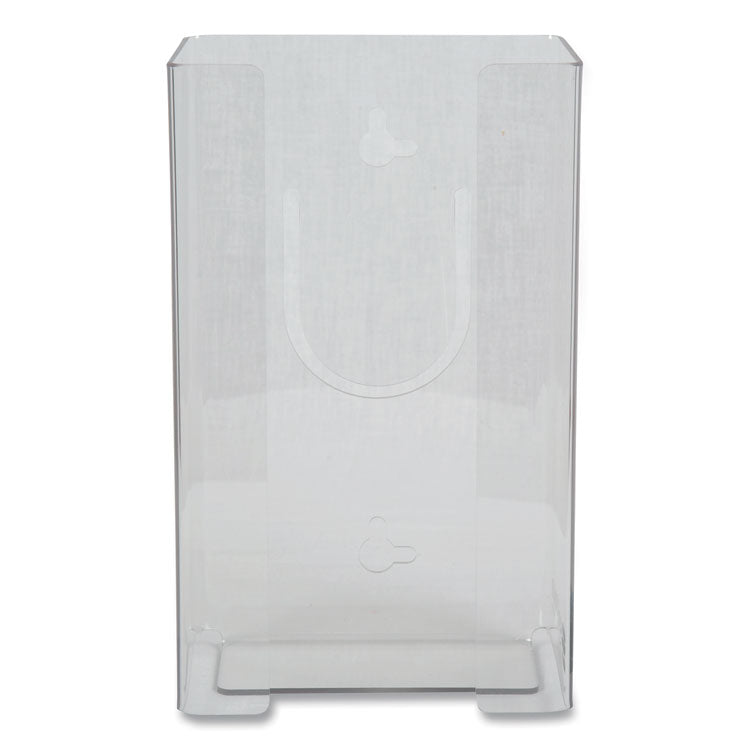 Clear Plexiglas Disposable Glove Dispenser, 1-Box, Plexiglas, Clear, 5.5 x 3.75 x 10 3