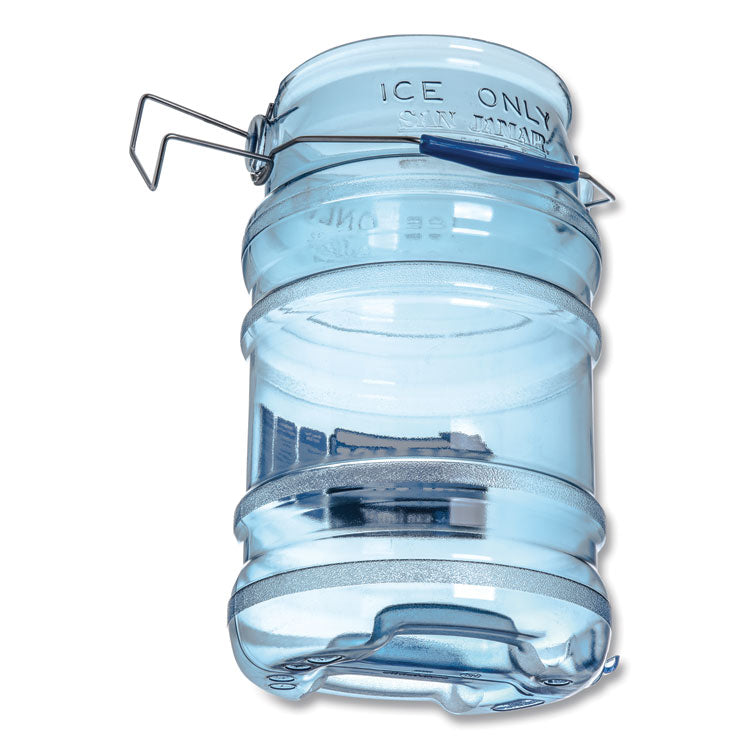 Saf-T-Ice Tote, 6 gal, Transparent Blue 4