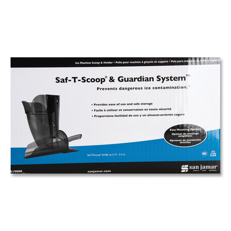 SAF-T-SCOOP AND GUARDIAN SYSTEM FOR ICE MACHINES, 64-86 OZ, TRANSPARENT BLUE 9