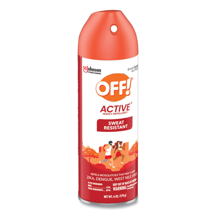 ACTIVE Insect Repellent, 6 oz Aerosol Spray, 12/Carton 3