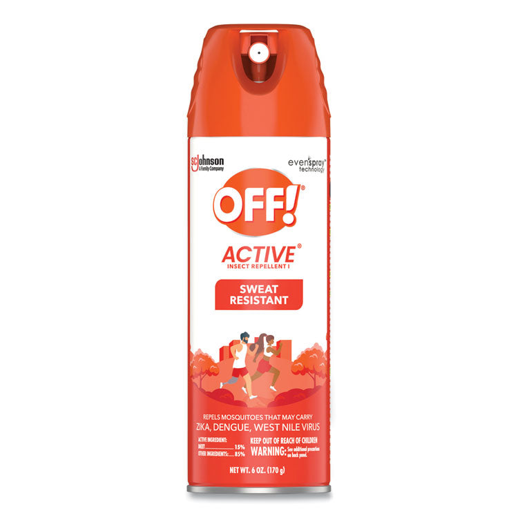 ACTIVE Insect Repellent, 6 oz Aerosol Spray, 12/Carton 1