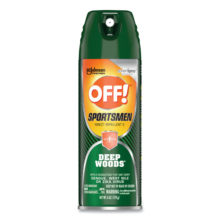 Deep Woods Sportsmen Insect Repellent, 6 oz Aerosol Spray, 12/Carton 2