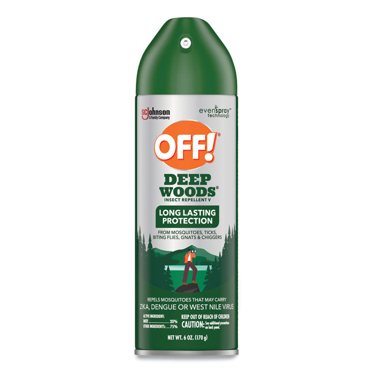 Deep Woods Insect Repellent, 6 oz Aerosol Spray, 12/Carton 1