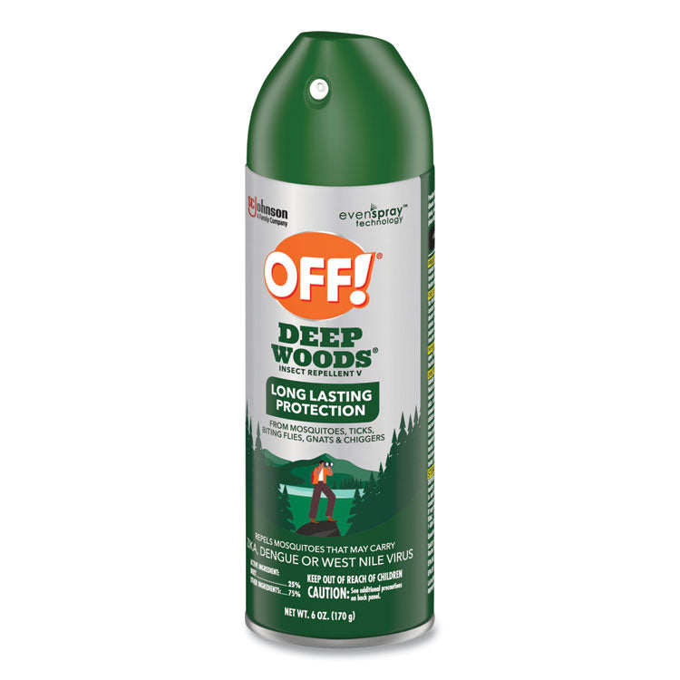 Deep Woods Insect Repellent, 6 oz Aerosol Spray, 12/Carton 2