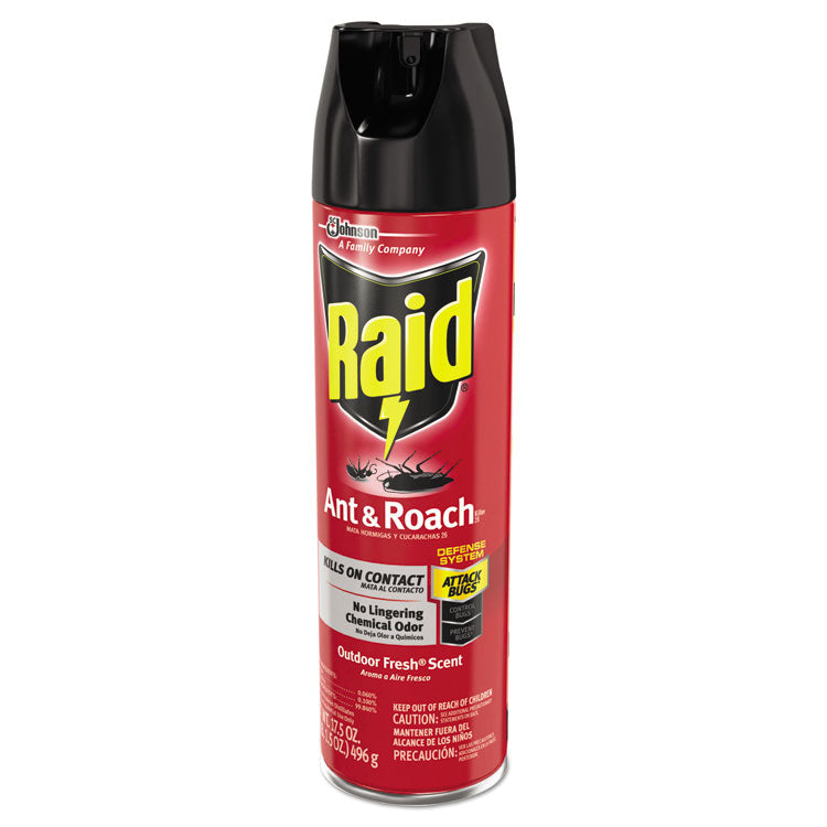 Ant and Roach Killer, 17.5 oz Aerosol Spray, Outdoor Fresh, 12/Carton 2