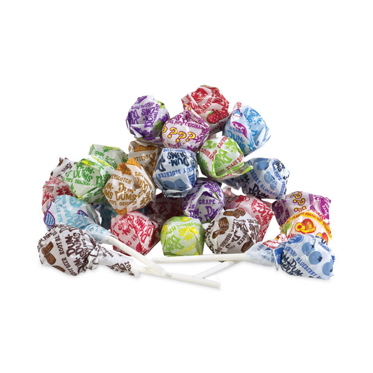 Dum-Dum-Pops, Assorted Flavors, Individually Wrapped, Bulk 30 Lb Carton 1