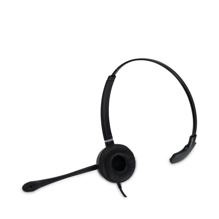 HS-WD-USB-1 Monaural Over The Head Headset, Black 2