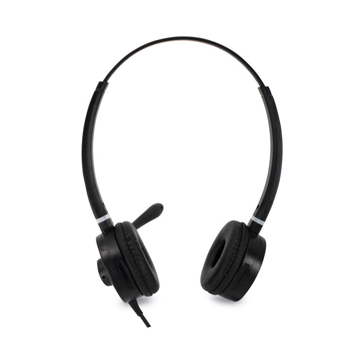 HS-WD-USB-2 Binaural Over The Head Headset, Black 3