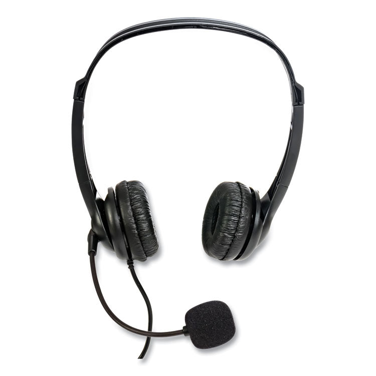 ZuM3500 Binaural Over The Head USB Headset, Black 4