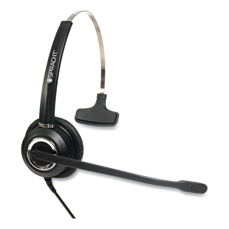 ZuM ZuMRJ9M Monaural Over The Head Headset, Black 5