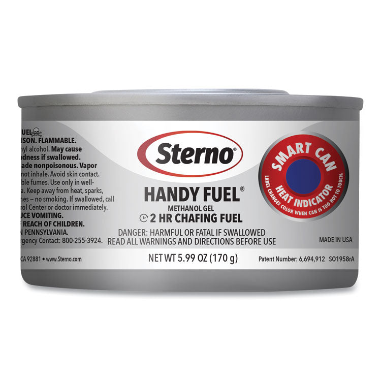 Handy Fuel Methanol Gel Chafing Fuel, 2 Hour Burn, 6.7 oz, 72/Carton 1