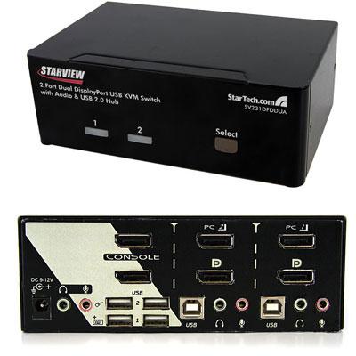 DisplayPort USB KVM Switch TAA 1