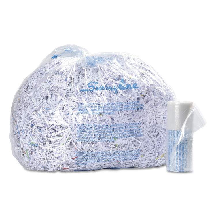 Plastic Shredder Bags For Taa Compliant Shredders, 35-60 Gal Capacity, 100/box 1