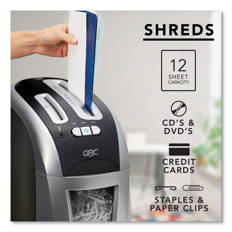 Ex12-05 Super Cross-Cut Shredder, 12 Manual Sheet Capacity 4