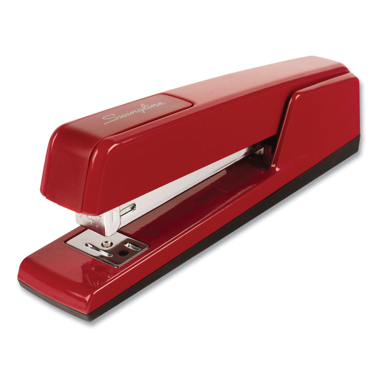 747 Classic Full Strip Stapler, 30-Sheet Capacity, Lipstick Red 1