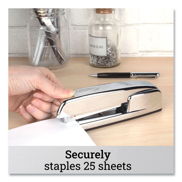 747 Business Full Strip Desk Stapler, 30-Sheet Capacity, Polished Chrome 2