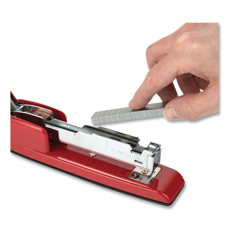 747 Business Full Strip Desk Stapler, 30-Sheet Capacity, Rio Red 2