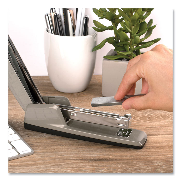 747 Business Full Strip Desk Stapler, 30-Sheet Capacity, Steel Gray 7