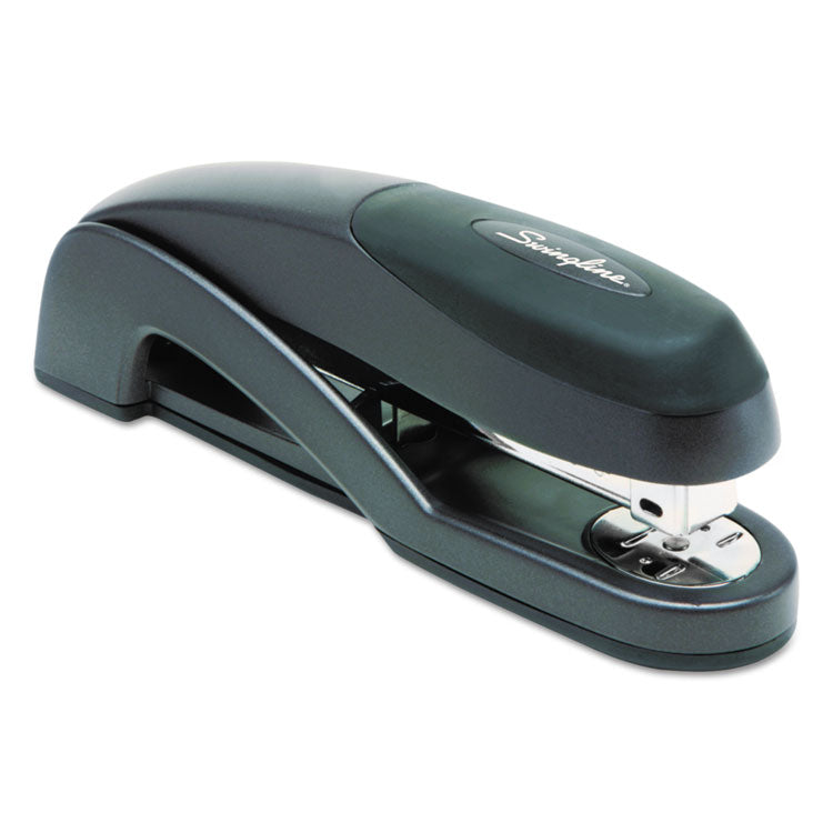 Optima Full Strip Desk Stapler, 25-Sheet Capacity, Graphite Black 2