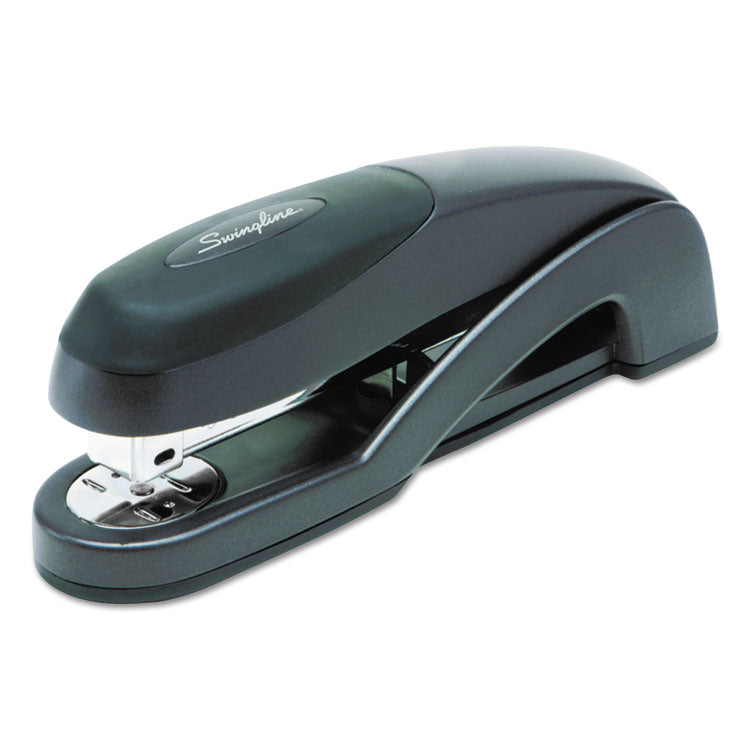 Optima Full Strip Desk Stapler, 25-Sheet Capacity, Graphite Black 1