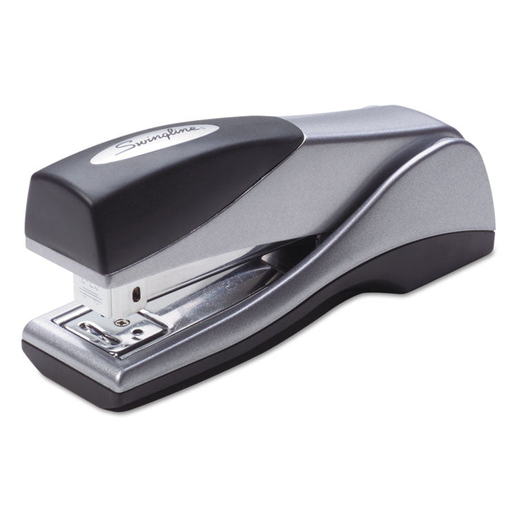 Optima Grip Compact Stapler, 25-Sheet Capacity, Silver 1