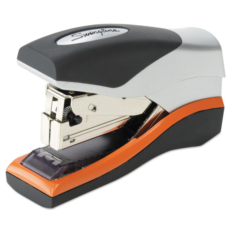 Optima 40 Compact Stapler, 40-Sheet Capacity, Black/silver/orange 1