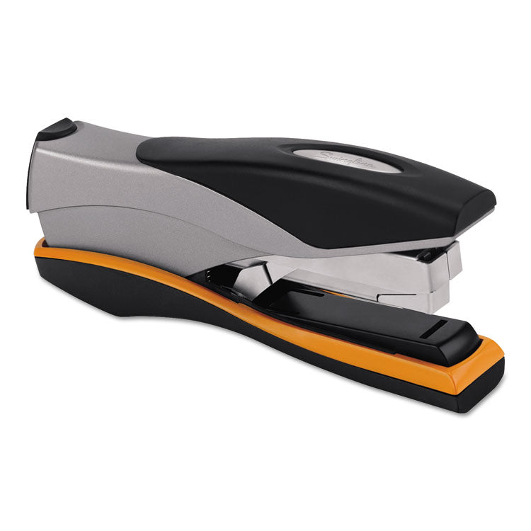 Optima 40 Desktop Stapler, 40-Sheet Capacity, Silver/black/orange 3