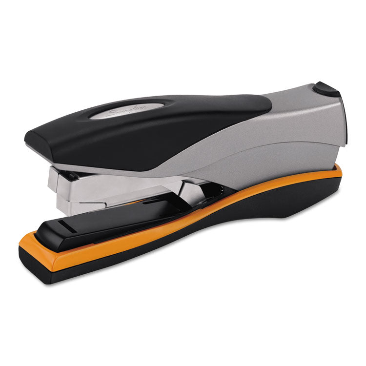 Optima 40 Desktop Stapler, 40-Sheet Capacity, Silver/black/orange 1