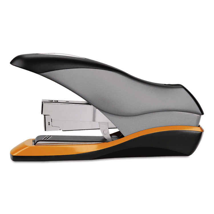 Optima 70 Desktop Stapler, 70-Sheet Capacity, Silver/black/orange 2