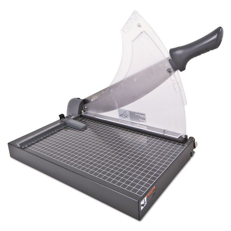 Heavy-Duty Low Force Guillotine Trimmer, 40 Sheets, 14" Cut Length, Metal Base, 10.5 X 17.5 1