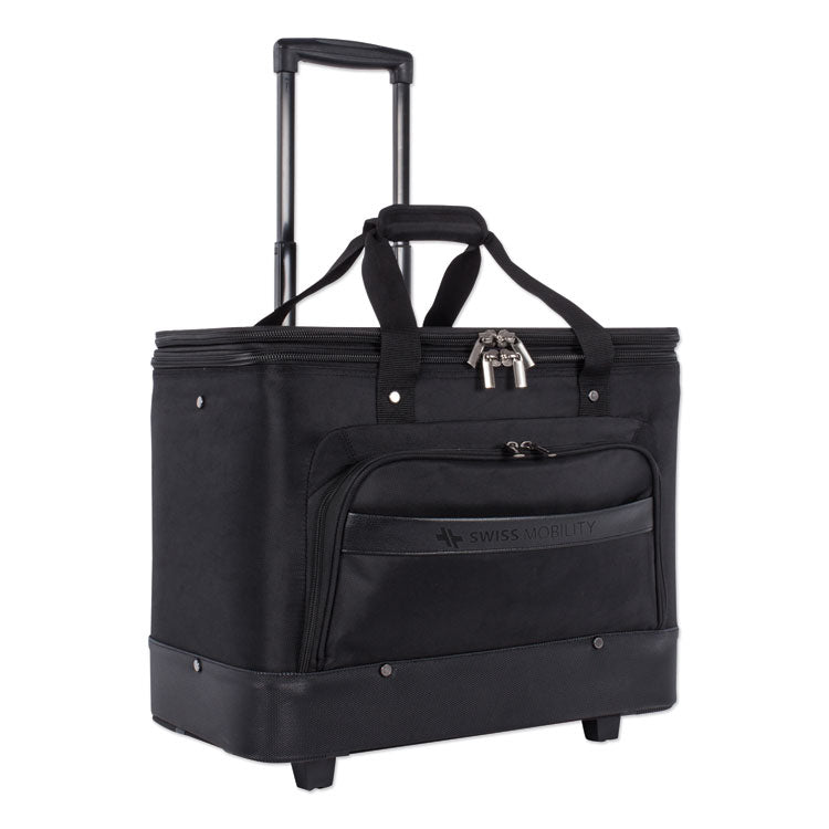 Litigation Business Case on Wheels, Fits Devices Up to 17.3", Polyester, 11 x 19 x 16, Black 1