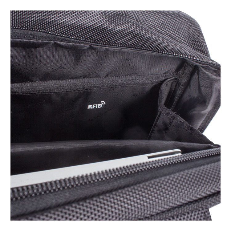 Purpose Executive Briefcase, Fits Devices Up to 15.6", Nylon, 3.5 x 3.5 x 12, Black 4