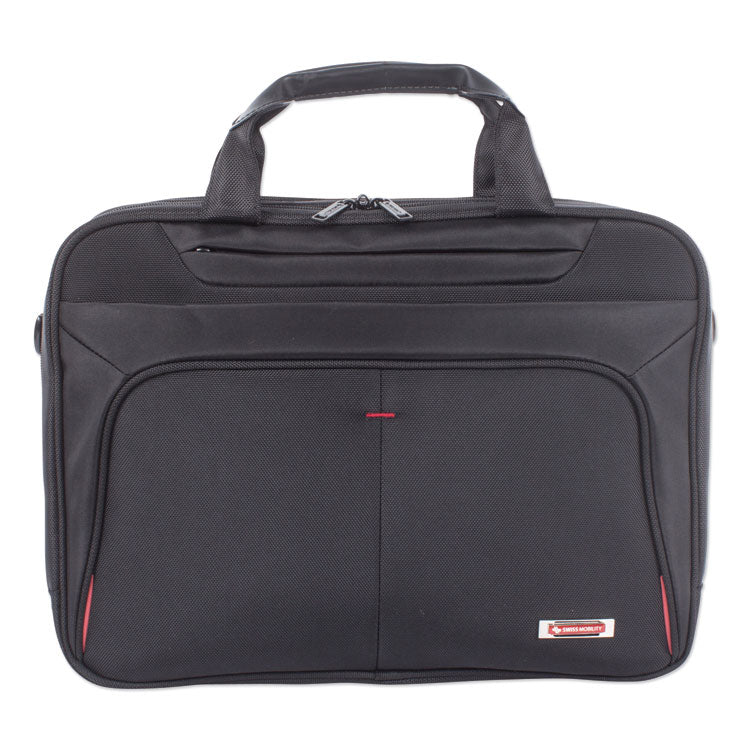 Purpose Executive Briefcase, Fits Devices Up to 15.6", Nylon, 3.5 x 3.5 x 12, Black 1